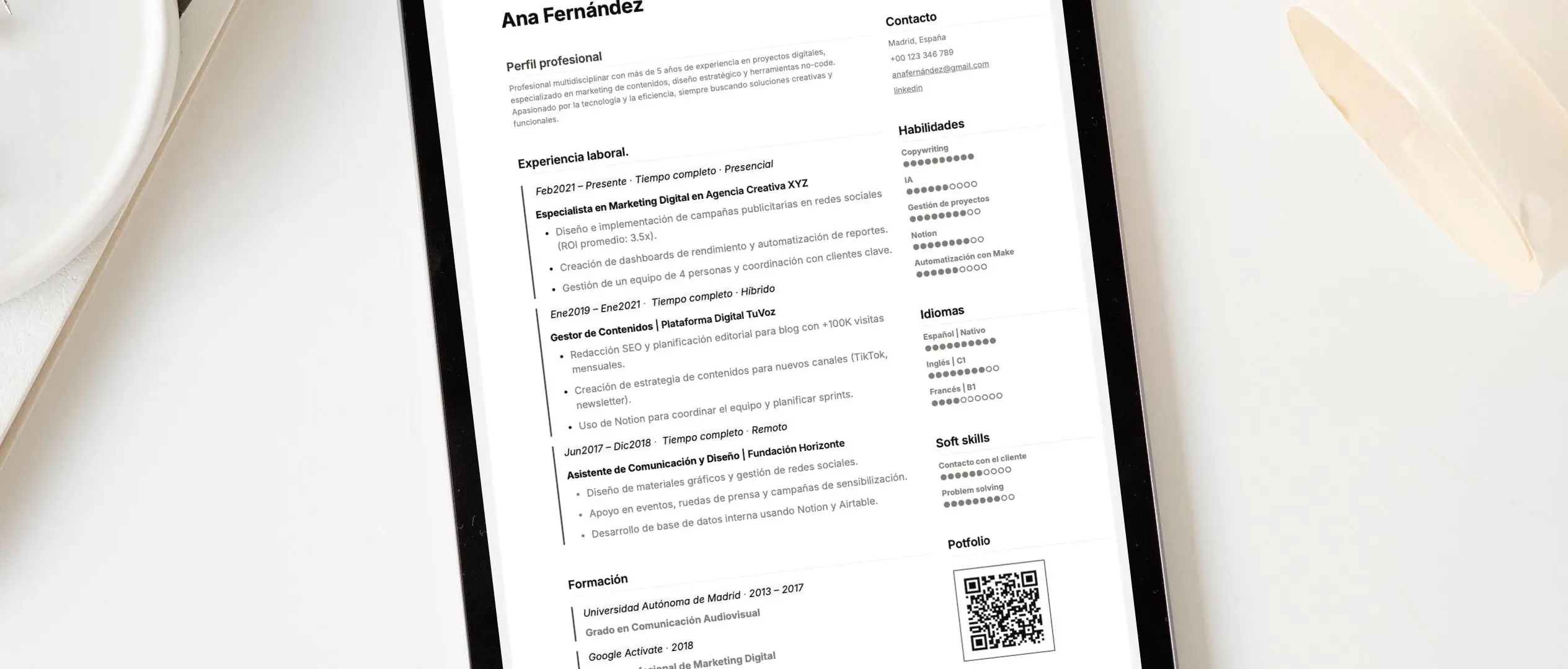 Descargar plantilla de Notion